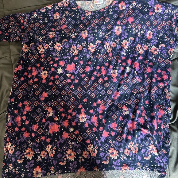 LuLaRoe Tops - Lularoe Irma Medium Pink Purple Tunic High Low